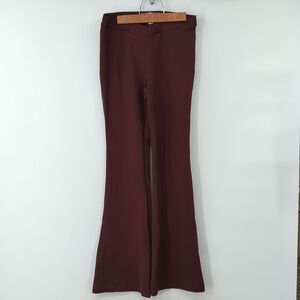 Urban Outfitters Y2K 2000s Dark Red Flair Yoga Pants Size 0